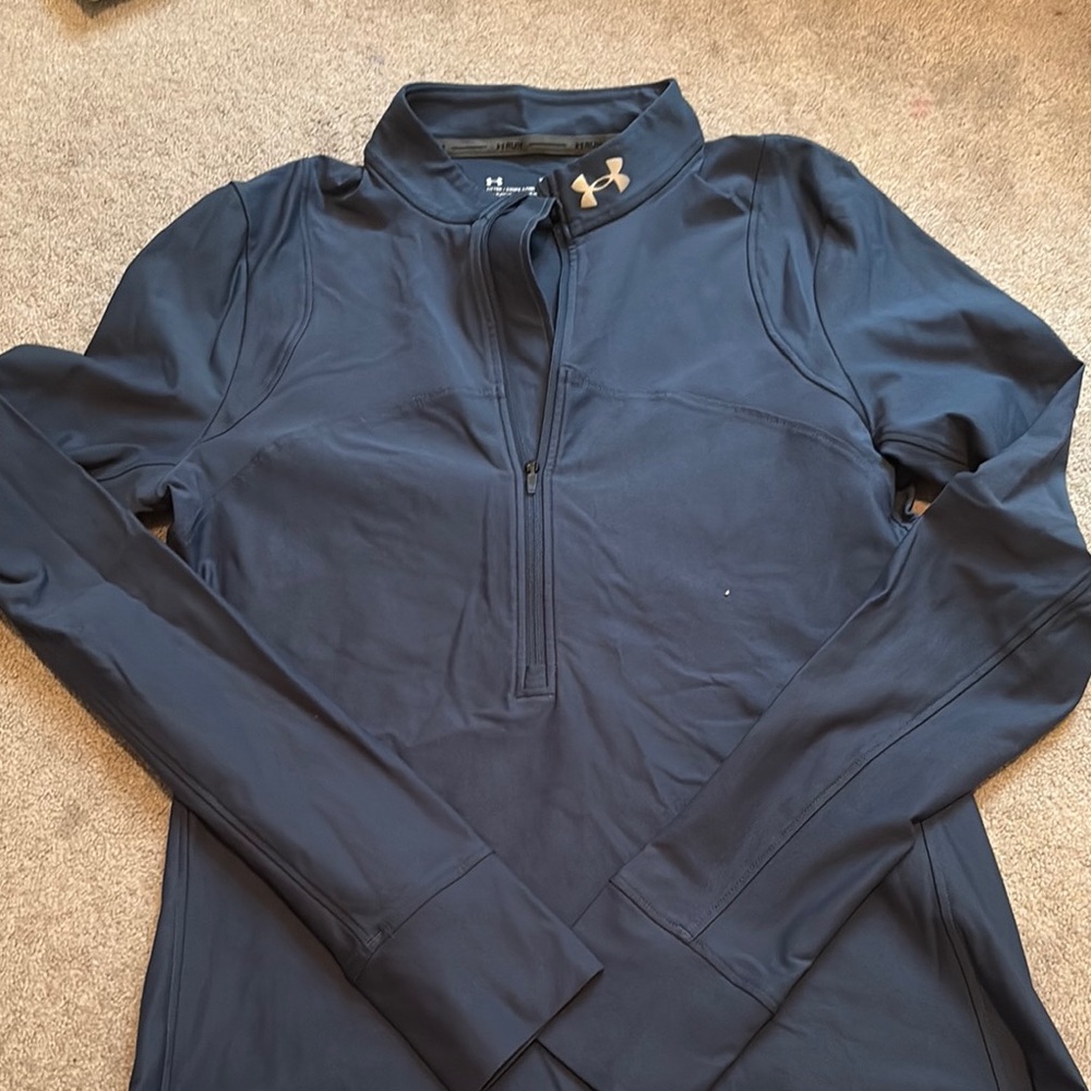 Under Armour Dark Blue Quarter-Zip Top